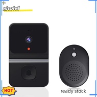 NICO Z30 Doorbell Camera With Chime Wireless HD Video Night Vision 2.4GHZ WiFi Smart Door Bell Two-Way Audio