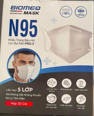 KHẨU TRANG Y TẾ 5 LỚP BIOMEQ MASK N95 MỚI: BẢO VỆ 5 LỚP LỌC KHUẨN TỐI ĐA HỘP 30 CÁI