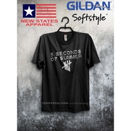 Gildan 5 sos logo polyflex band T-Shirt - Khey Old Shop