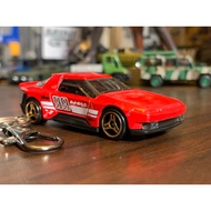 GANTUNGAN Keychain - Hot Wheels Hako Type D Red Keychain - HW J Imports Custom Keychain