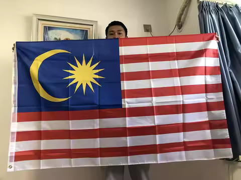 SKY FLAG Malaysia National Flag 90X150cm MY MYS Malaysia Malaysian Flag Hanging Polyester Banner for
