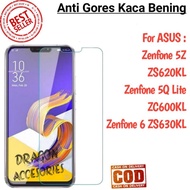 LAYAR Tempered Glass Zenfone 6 5 5Z 5Q Lite 2018 Asus Anti-Scratch Glass Screen ProtectorBENING