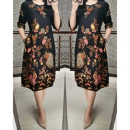 Simple DRESS BEAUTIFUL DRESS PREMIUM BATIK DRESS M-XXL