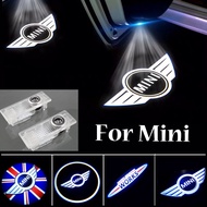 For Mini Cooper One S JCW R55 R56 R58 R59 R60 F56 F60 2 pieces Car Welcome Light Door Wireless Ghost