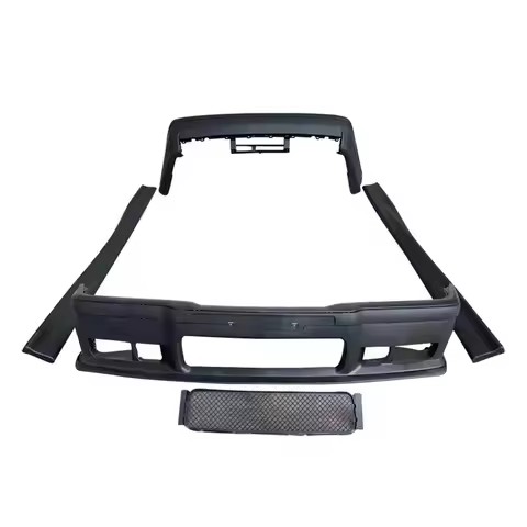 Car Body Kits 1990-1998 3 Series E36 Upgrade M3 Style Front Bumper Rear Bumper Side Skirts Car Bumpe