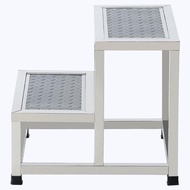 H-Y/ Stainless Steel Foot Stool Home Bed Small Ladder Step Mini Ladder Step Two Two Three-Step Ladder Step Stool Step St