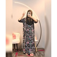 (VITRI VW SHOP) 02 KAFTAN DRESS,KAFTAN TIDUR,DRESS LABUH BERPOKET COTTON mix POLYSTER,BAJU TIDUR,DRE