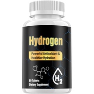 H2 Molecular Hydrogen Water Tablets with Magnesium, 60 Count H2 Tablets, Supports Brain Health and C