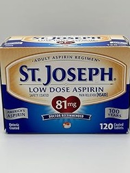St. Joseph Low Dose Aspirin 81 mg Micro Tablets - 120 ct, Pack of 4