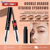 【Buy1 Take1】OCHEAL 60M Long-Lasting Eyebrow Tint Gel with Dual-Ended Angled Brush | Waterproof Color