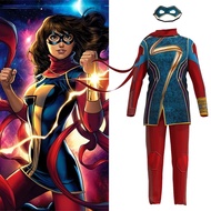 Ms.Marvel Costume Kamala Khan Cosplay Captain Superhero Movies Comic Halloween for Kids Women