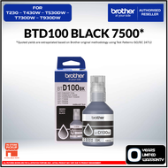 Brother Original Genuine Refill Ink BTD100 For T230 T430W T530DW T730DW T830DW T930DW