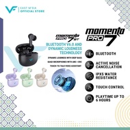Vinnfier Momento Pro 7 BT True Wireless Earbuds | Quad-Mic ENC | ANC | 20 H Playtime | Bluetooth V6.