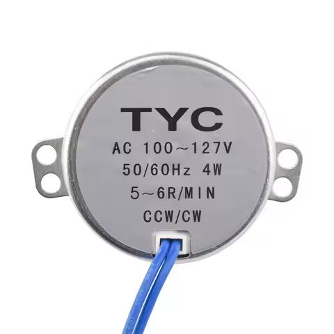 TYC-50 5-6 r/min Stable Synchronous Motor Pro AC 100-127V 50/60Hz Torque 6RPM/MIN CCW/CW 4W 2.5-3R/M