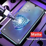 Matte Frosted Anti-Glare Tempered Glass for OPPO Reno 3 A92 A52 A31 A91 Reno2 Reno 2Z Reno 10x Zoom A9 2020 A5 2020 R17 Pro AX5S AX7 A12 K3 F11 Pro Realme 6 Pro XT Realme 5 Pro