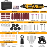 DEKO 220V Rotary Tool Kit Power Hand Rotary Tools Mini for Wood/Metal Electric Grinder Drill Machine