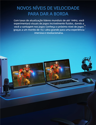 [xzqjw] ARZOPA 16.1 inch 100% sRGB 144Hz Portable Monitor Gaming Laptop Display with Type C Mini HDM