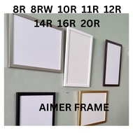 AIMER FRAME WALL PHOTO FRAME 8R 8RW 10R 11R 12R 14R 16R 20R GOLD / SILVER / WHITE / BLACK / DARK BRO