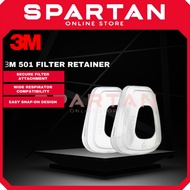 3M 501 Filter Retainer for Respirators | Secure Particulate Filter Holder | 3M PPE Respirator Access
