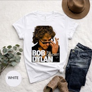 Bob Dylan In Concert T-Shirt Vintage Music Poster Tee Folk Rock Legend Shirt Retro Dylan Graphic Tee