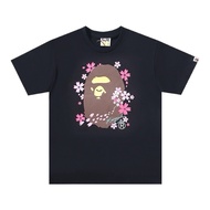 Aape A bathing ape Bape SAKURA Unisex Tee Tshirt T Shirt Baju Lelaki Man Men Women Korean Japan 100%