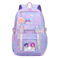 Schoolbag Fresh Casual Cartoon Sweet 26 Student Printed Letter Cross-Border Anime Backpack Trendy J2