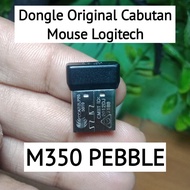 Dongle / Receiver Mouse Logitech M350 pebble second copotan original