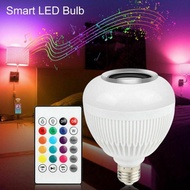 Disco led light colored Led Light Lamp 16 Colors 12w Speaker Bluetooth Music Bulb + Control laser li