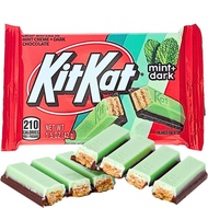 KitKat mint+dark Chocolate Bar 42g Crisp Wafers in Mint Creme + Dark Chocolate