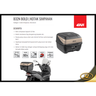 GIVI BOX B32GOLD(2M)-MY TOPCASE GOLD 2 MILLION