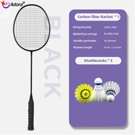 4U G5 24lbs Badminton Racket Original Carbon Full Fiber Professional High Tension Carbon Raketa 1PCS