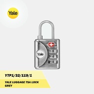 Yale YTP1/32/119/1 Luggage TSA Combination Lock (Grey)
