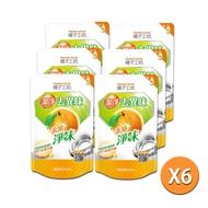 【橘子工坊】 去油淨味碗盤洗滌液洗碗精補充包500ml x6包