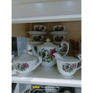 vintage set teko bunga kangkung Aladdin