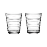 [Hieno] Iittala Aino Aalto Tumbler 22cl 2pc (Clear) | Finnish Design | Nordic Glassware | Aino Aalto