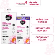 Body Natur Bộ miếng dán tẩy lông Wax Strips Hair Removal Body Sensitive Skin