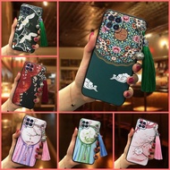 Chinese Style Shockproof Phone Case For Samsung Galaxy F62/M62/SM-E625F Tassel Waterproof Bell Anti-