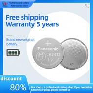 Panasonic CR2412 Button Battery Suitable For Lexus Toyota New Crown Card Car Remote Control Key Elec