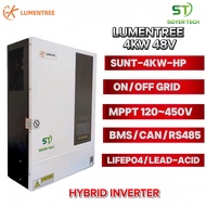 LUMENTREE HYBRID INVERTER 4KW solar INVERTER – Model SUNT-4.0KW-HP | MPPT 120~450V 1 PHA | ON/OFF GR