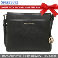 Michael Kors Handbag In Gift Box Crossbody Bag Bedford North South Crossbody Black # 35H9GBFC1L