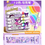Sanrio kuromi Acrylic marker pen kindergarten kid student drawing art painting colour pen color pens