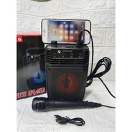 [KTS-1272] Wireless Portable Bluetooth Speaker With Led Light [Support Mic]