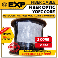 Fiber Optic Cable EXP | YOFC - 1 Core 2 Core 4 Core 6 Core and 8 Core 2KM (NON-TELCO)