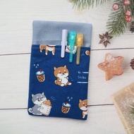 柴犬 口袋型筆袋 護理師筆袋 醫師筆袋 老師筆袋