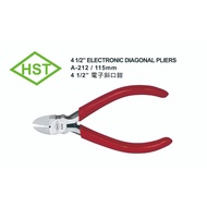 Taiwan Premium HST, 4.5 Inch Electronic Diagonal Pliers (115mm) A-212