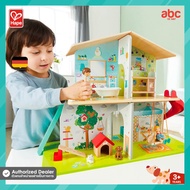 Hape ของเล่นไม้ บ้านตุ๊กตา Rock & Slide House Sound Effect ของเล่น เด็ก เสริมพัฒนาการ สำหรับเด็ก 3 ป