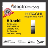 Hitachi R-HWS480KS-X Multi Door Refrigerator 364L