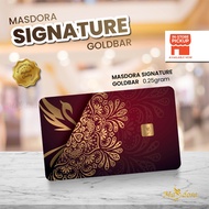 Masdora 999.9 Gold Bar (0.25g)