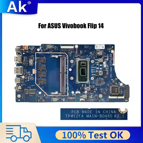 TP412FA Mainboard For ASUS Vivobook Flip 14 TP412 TP412F SF4100F TP412FAC Laptop Motherboard i3 i5 i