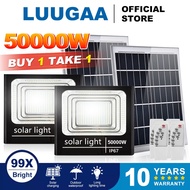 LUUGAA Solar light 50000W BUY 1 TAKE 1 lampu solar light outdoor waterproof  IP68 solar Street light
